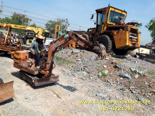 ขายถูกๆครับ รถขุด แบ็คโฮจิ๋ว ขึ้นรถกระบะ ปิ๊กอัพ IHI เครื่อง ISUZU ดีเชล 2 สูบ เก่าญี่ปุ่น