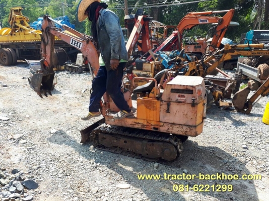ขายถูกๆครับ รถขุด แบ็คโฮจิ๋ว ขึ้นรถกระบะ ปิ๊กอัพ IHI เครื่อง ISUZU ดีเชล 2 สูบ เก่าญี่ปุ่น