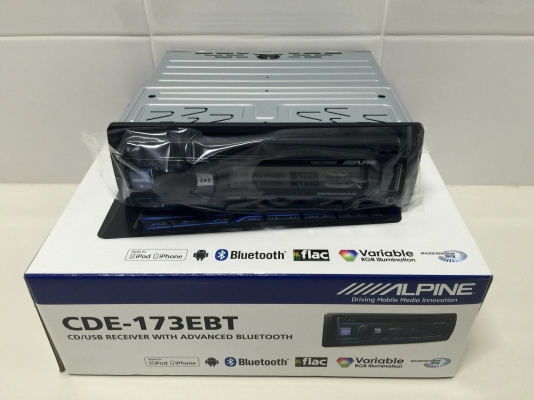 ขายวิทยุ 1 DIN ALPINE CDE-173EBT เล่น CD/MP3/USB/BT