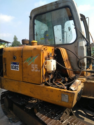 รถแบคโฮ YANMAR PC55 รถเก่านอกนำเข้า เครื่องดี ปั๊มดี ขาดบูมอย่างเดียว มีเอกสารใบอินวอยซ์ มี VDO การท