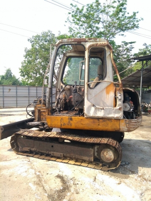 รถแบคโฮ YANMAR PC55 รถเก่านอกนำเข้า เครื่องดี ปั๊มดี ขาดบูมอย่างเดียว มีเอกสารใบอินวอยซ์ มี VDO การท