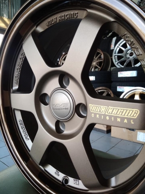 แม็กใหม te37 ขอบ 15 เลเซอร์ก้านหยอดทอง ราคาถูก