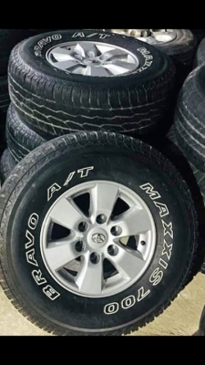 ยางMaxsix AT700 แก้มขาว 31x10.5R15ปี13/14/16 ชุด1200 โทร0879050181.ส่งได้