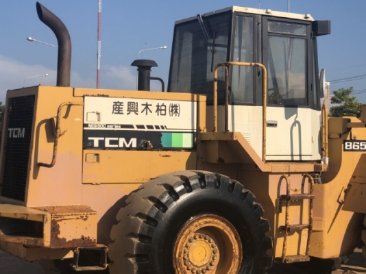 ขายรถตักล้อยาง TCM 865-2 (4,XXX ชั่วโมง) นำเข้าเองจากญี่ปุ่น สภาพสวยพร้อมใช้ มีVDOการทำงานครับ