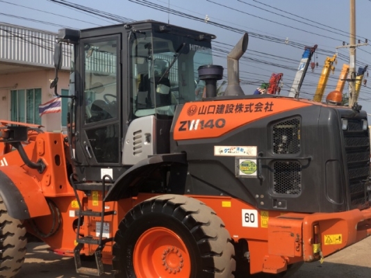 ขายรถตักล้อยาง HITACHI ZW140-5B (เท่าเทียบ WA200-7) ปี 2015 นำเข้าเองจากญี่ปุ่น สภาพสวยพร้อมใช้ มีVDOการทำงานครับ ขายรถตักล้อยาง HITACHI ZW140-5B (เท่าเทียบ WA200-7) ปี 2015 นำเข้าเองจากญี่ปุ่น สภาพสวยพร้อมใช้ มีVDOการทำงานครับ