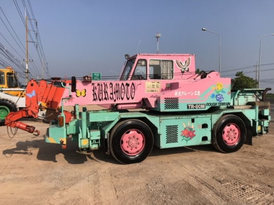 ขายรถเครน TADANO TR80M-1 (ขนาด 8 ตัน) ปี 1994 รถนอกนำเข้าจากญี่ปุ่น สภาพสวยพร้อมใช้ มีVDOการทำงานครั ขายรถเครน TADANO TR80M-1 (ขนาด 8 ตัน) ปี 1994 รถนอกนำเข้าจากญี่ปุ่น สภาพสวยพร้อมใช้ มีVDOการทำงานครั