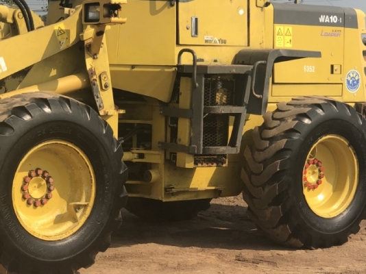 ขายรถตักล้อยาง KOMATSU WA100-3 นำเข้าเองจากญี่ปุ่น สภาพสวยพร้อมใช้ มีVDOการทำงานครับ