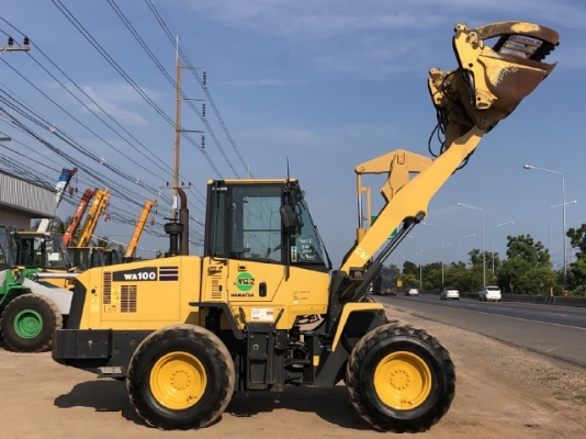 ขายรถตักล้อยาง KOMATSU WA100-5 แขนยาวพิเศษ นำเข้าเองจากญี่ปุ่น สภาพสวยพร้อมใช้ มีVDOการทำงานครับ