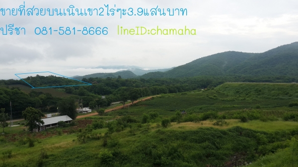 ขายที่ดินเพชรบูรณ์  มีโฉนดบนเนินเขาสวย ตรงข้ามอ่างเก็บน้ำ ใกล้อุทยานแห่งชาติ เนื้อที่2ไร่89ตรว.ไร่ละ 390,000บาท