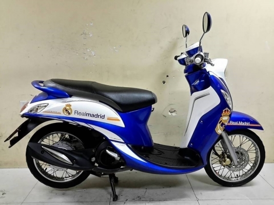 Yamaha Fino Realmadrid หัวฉีด รีโมท โฉมใหม่ 6200 กม. สภาพนางฟ้า เอกสารครบพร้อมโอน