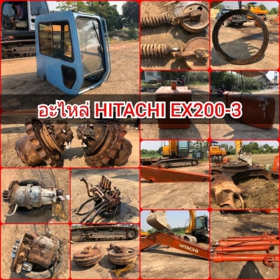 ขายตัด อะไหล่ได้นะครับ HITACHI EX200-3 SUPER เครื่องดี ปั้มเช็คใหม่(แต่เกียร์ปั้มไม่ดี )  ตัวเดินเงียบ  บูมอามสวย เอกสารอินวอยท์   ราคาขายแยกอะไหล่  1.เครื่อง6BG1-Turbo  ราคา 80,000 บาท 2 ปั้มไฮโดรลิก เดิม 40,000 บาท 3.ตัวเดิน 2 ข้าง 95,000 บาท 4.โช่พร้อม