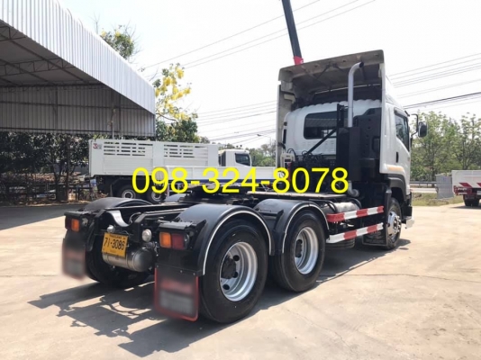 ISUZU GXZ 360 แรง EURO 3 รุ่นหน้าตึก ปี 58 เครื่องคอมมอลเรล รุ่นท่อทอง ยางใหม่ 10 เส้น เบรคทิฟฟี่ กร