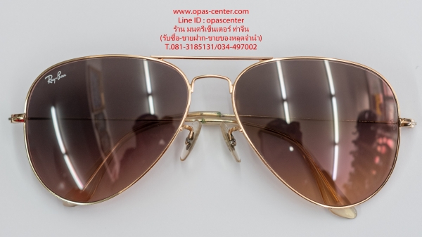 แว่นกันแดด Ray-Ban RB3026 001/3E 62 AVIATOR LARGE METAL 62 mm