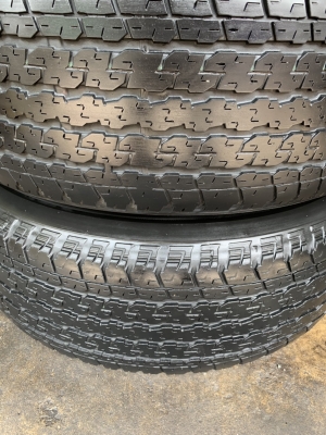 ล้อแม็ก Mitsu Pajero ขอบ17 (ลายก้ามปู) พร้อมยาง 245-65-17 Bridgestone ปี 13 แม็กสภาพดี ดอกยางหนา