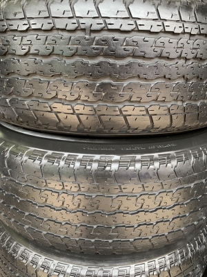 ล้อแม็ก Mitsu Pajero ขอบ17 (ลายก้ามปู) พร้อมยาง 245-65-17 Bridgestone ปี 13 แม็กสภาพดี ดอกยางหนา