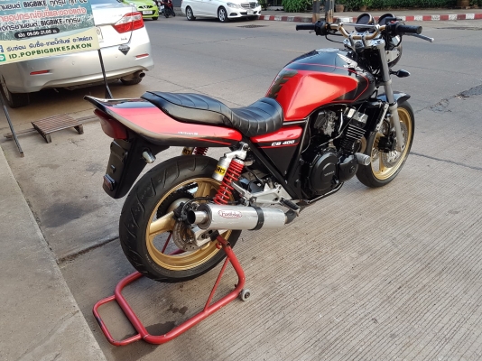 ขาย HONDA CB400 ปี96 เวอร์ชั่นS ท่อแต่ง ไฟเลี้ยวแต่ง อินวอยส์ สรรพสามิตร ราคา 53500 บาท ส่งได้ทั่วไท