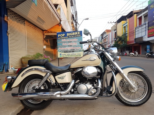 ขาย HONDA SHADOW400 CLASSIC เดิมๆทั้งคัน ทะเบียนเลขสวย999 พร้อมโอนไม่ขาดต่อ ราคา 85000 บาท ส่งได้ทั่