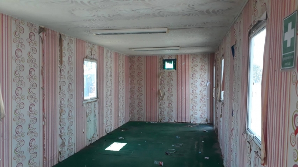 ขายตู้สำนักงาน ขนาด 40 ฟุต พร้อมแอร์ ขนาด 30,000BTU (ซื้อขายตามสภาพ)สภาพสวย