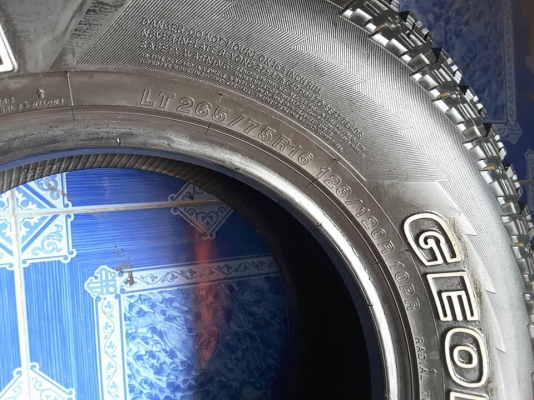 Yokohama AT G015 ขนาด 265-75-16 ปี16 สวยๆ 1ชุด