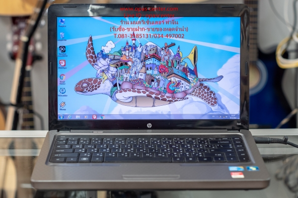 โน๊ตบุ๊ค hp Core i3-M380 RAM 2GB Hdd 500GB ที่ชาร์ท กระเป๋า