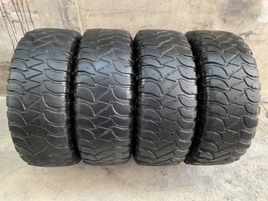 ล้อแม็ก 6รู139 OFF-ROAD ขอบ 16 สีดำขอบเงา พร้อมยาง 265-75-16 MICKEY THOMPSON ปี 13