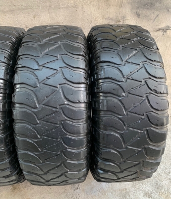 ล้อแม็ก 6รู139 OFF-ROAD ขอบ 16 สีดำขอบเงา พร้อมยาง 265-75-16 MICKEY THOMPSON ปี 13