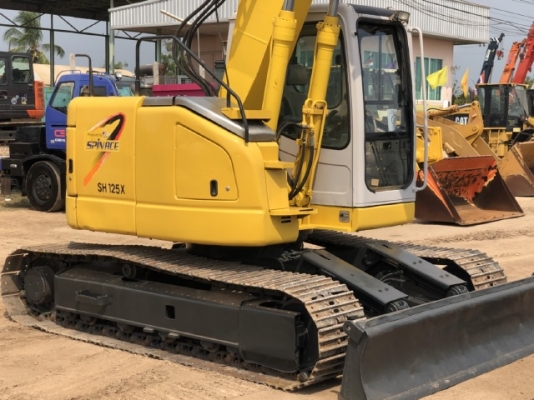 ขายรถขุด SUMITOMO SH125X-3 อาร์มยาวพิเศษ นำเข้าเองจากญี่ปุ่น สภาพสวยพร้อมใช้ มีVDOการทำงานครับ