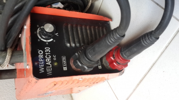 อุปกรณ์ครบ ตู้เชื่อมWelpro Inverter 130A พร้อมใช้งานครับ
