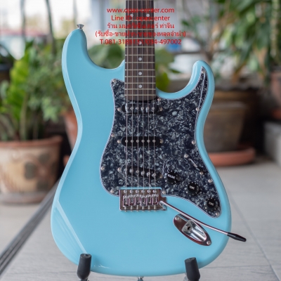 กีต้าร์ไฟฟ้า Century 3 แทค ของใหม่ สีฟ้า เสียงดี งานสวย