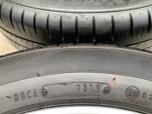 ล้อแม็ก Nissan March ขอบ 15 สีบอร์น พร้อมยาง 185-60-15 Dunlop ปี 18 แม็กสวย ดอกยางเต็มๆ