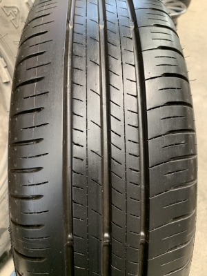 ล้อแม็ก Nissan March ขอบ 15 สีบอร์น พร้อมยาง 185-60-15 Dunlop ปี 18 แม็กสวย ดอกยางเต็มๆ