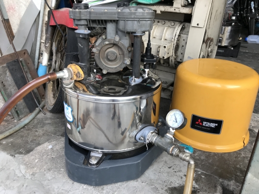 ขายปั๊มน้ำอัตโนมัติ Mitsubishi 200W เบิกถังสแตนเลสของใหม่+ฝาครอบใหม่ใส่ให้ครับ สภาพสวย หมุนนิ่ม ตรวจเช็คแรงดันเรียบร้อยแล้ว ไม่มีรั่วซึม พร้อมใช้งาน ราคา 3,800 บาทพร้อมส่ง