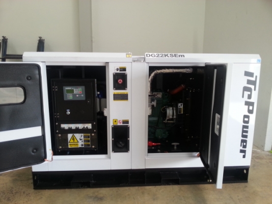 เครื่องปั่นไฟ 22KVA/22KW 1เฟส รับประกันสินค้า 1ปี มีสินค้าพร้อมส่ง