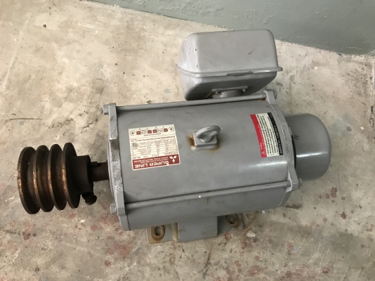 ขายมอเตอร์ไฟฟ้า Mitsubishi 3HP. 1450rpm. 220V ไฟบ้าน สภาพสวย หมุนนิ่มเดิมๆ พร้อมใช้งาน ราคา 5,800 บาทพร้อมส่ง