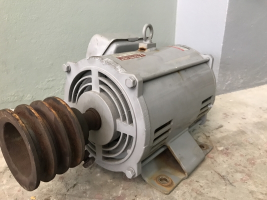 ขายมอเตอร์ไฟฟ้า Mitsubishi 3HP. 1450rpm. 220V ไฟบ้าน สภาพสวย หมุนนิ่มเดิมๆ พร้อมใช้งาน ราคา 5,800 บาทพร้อมส่ง
