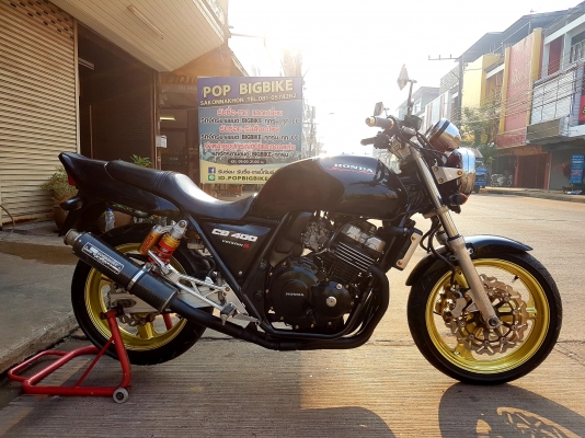 ขายHONDA CB400 ปี97 เวอร์ชั่นS คาบูร์ไฟฟ้า แต่งเต็ม ท่อแต่ง ไล่น็อตทองทั้งคัน อินวอยส์ สรรพสามิตร รา