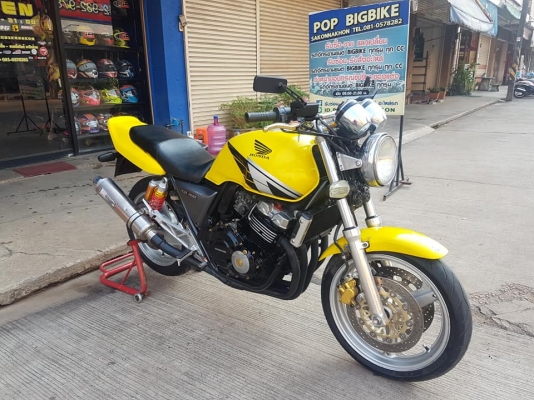 ขาย HONDA CB400 ปี97 เวอร์ชั่นS สีสวย ท่อแต่ง ยางเต็ม โซ่สเตอร์ใหม่ อินวอยส์ สรรพสามิตร ราคา 57500 บ