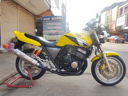 ขาย HONDA CB400 ปี97 เวอร์ชั่นS สีสวย ท่อแต่ง ยางเต็ม โซ่สเตอร์ใหม่ อินวอยส์ สรรพสามิตร ราคา 57500 บ