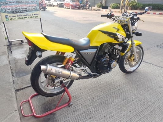 ขาย HONDA CB400 ปี97 เวอร์ชั่นS สีสวย ท่อแต่ง ยางเต็ม โซ่สเตอร์ใหม่ อินวอยส์ สรรพสามิตร ราคา 57500 บ