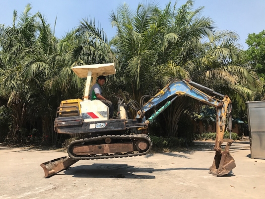 ขายแบคโฮ YANMAR B27(เท่าPC30) เดิมจากญี่ปุ่น100\% ทำงานสมบูรณ์ทุกระบบ รับรองไม่ผิดหวัง 185,000 เท่าน