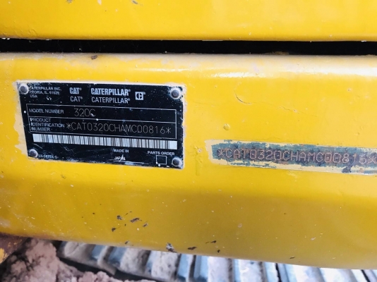 ขาย 890,000 CAT 320 C เล่มทะเบียน ไฟฟ้าตัด เครื่องดี ปั้มแรงแต่ต้องเช็คระบบ เอวแน่น ช่วงล่างแน่น 064-191-1112 ขาย 890,000 CAT 320 C เล่มทะเบียน ไฟฟ้าตัด เครื่องดี ปั้มแรงแต่ต้องเช็คระบบ เอวแน่น ช่วงล่างแน่น 064-191-1112