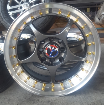 ล้อมือ2 Pro1 ขอบ15 4รู100-114 กว้าง6.5 ET38  4 ล้อ