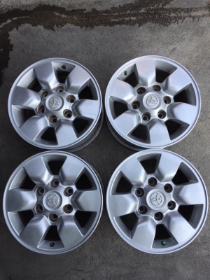 ล้อโตโยต้า ขอบ15+น๊อตเดิม ชุด4วง3900บ.โทร0879050181.ส่งได้ทั่วไทย
