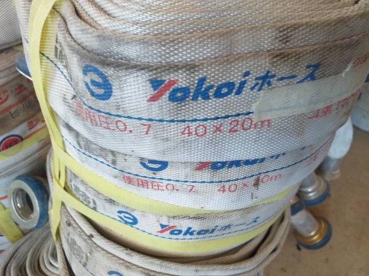 ขายสายยางดับเพลิง/สายสูบน้ำ สินค้านำเข้าญี่ปุ่น มีหลากหลายขนาด ราคาเริ่มต้นที่เส้นละ 1,000 - 1,700บาท