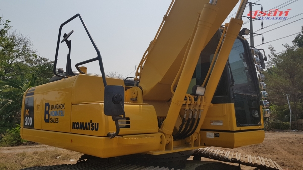 ขายรถแบคโฮ KOMATSU PC200-8M0 ซีเรียลสูง จอเหลือง กล้องหลัง กรองอากาศหลัง ใช้งานเพียง 4 พันชั่วโมง