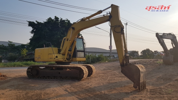 ขายรถแบคโฮ KOMATSU PC100L-6 เก่านอกผ่านการใช้งานในไทยน้อยมาก ส่วนใหญ่จอด