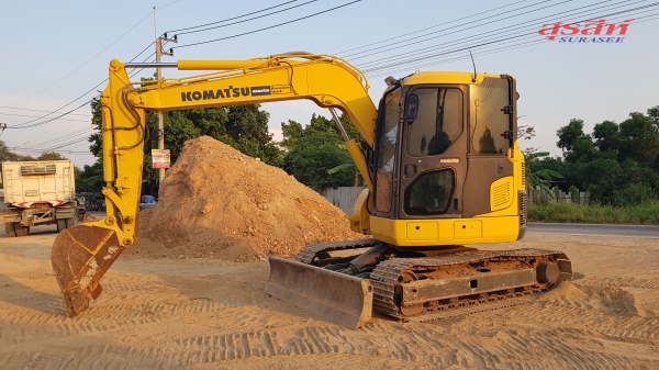 ขายรถแบคโฮ KOMATSU PC78us-8 พร้อมผานดันหน้า และไลน์หัวกระแทก ใช้งาน 3 พันชม. (PM 7 พัน) ขายรถแบคโฮ KOMATSU PC78us-8 พร้อมผานดันหน้า และไลน์หัวกระแทก ใช้งาน 3 พันชม. (PM 7 พัน)