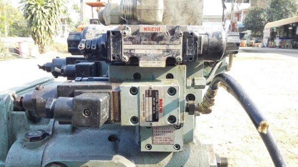 ชุดต้นกำลังปั้มน้ำมันไฮดรอลิคญี่ปุ่น NACHI PUMP JAPAN ชนมอเตอร์ FUJI 30 HP 380V พร้อมวาล์วคอนโทรลไฟฟ