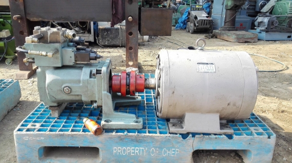 ชุดต้นกำลังปั้มน้ำมันไฮดรอลิคญี่ปุ่น NACHI PUMP JAPAN ชนมอเตอร์ FUJI 30 HP 380V พร้อมวาล์วคอนโทรลไฟฟ