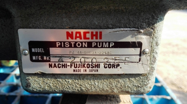 ชุดต้นกำลังปั้มน้ำมันไฮดรอลิคญี่ปุ่น NACHI PUMP JAPAN ชนมอเตอร์ FUJI 30 HP 380V พร้อมวาล์วคอนโทรลไฟฟ